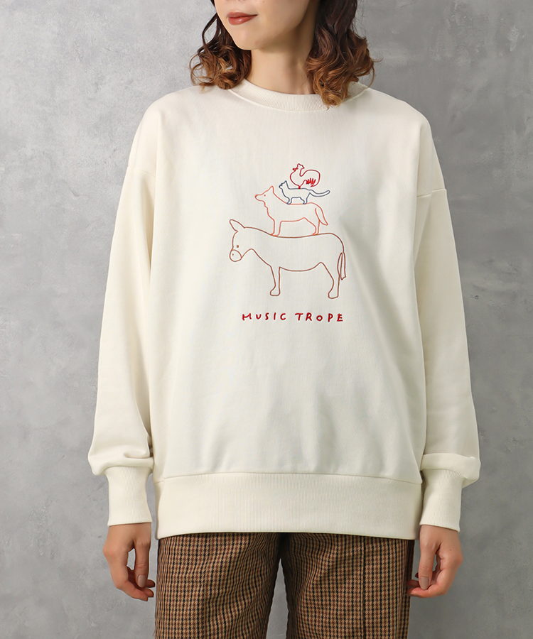 ブレーメン刺繍スウェット | Bleu Bleuet（ブルーブルーエ）公式通販