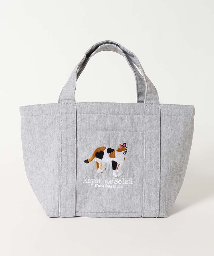 ブタさん刺繍トートバッグ　保冷バッグ アニマル刺繍保冷トート | Bleu Bleuet（ブルーブルーエ）公式通販
