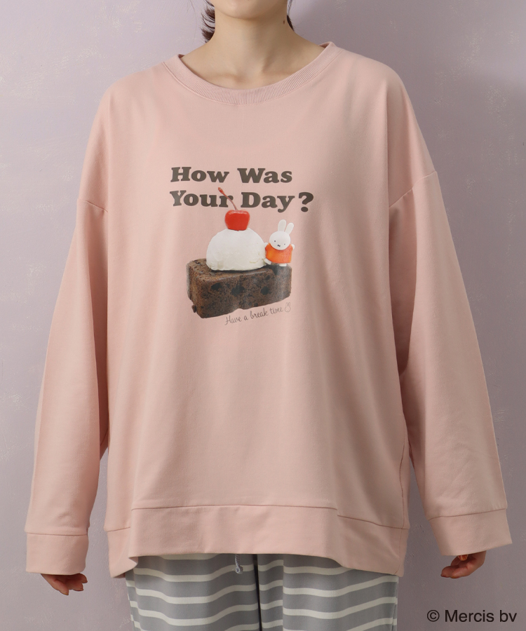 ミッフィーフォトミニ裏毛ルームウェア上下セット | Bleu Bleuet