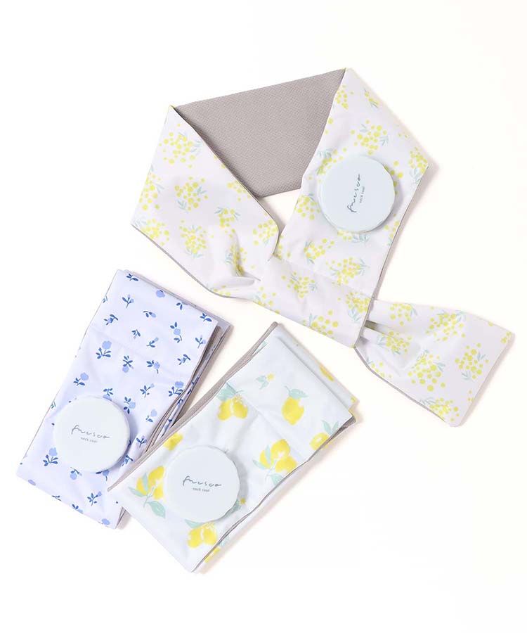 フレスコ冷感氷のうマフラー 冷感 ひんやり 氷のうマフラー