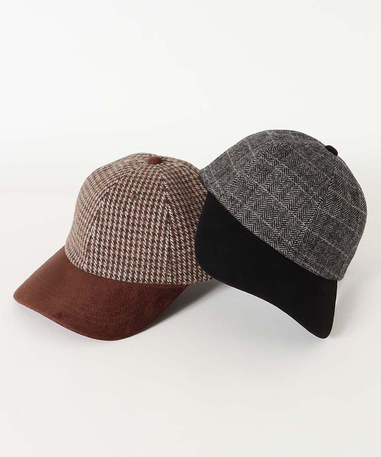 チェックコンビキャップ | Bleu Bleuet（ブルーブルーエ）公式通販