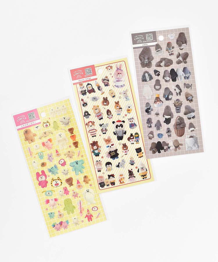 クリエイターズサーカスクリアシール | Bleu Bleuet（ブルーブルーエ