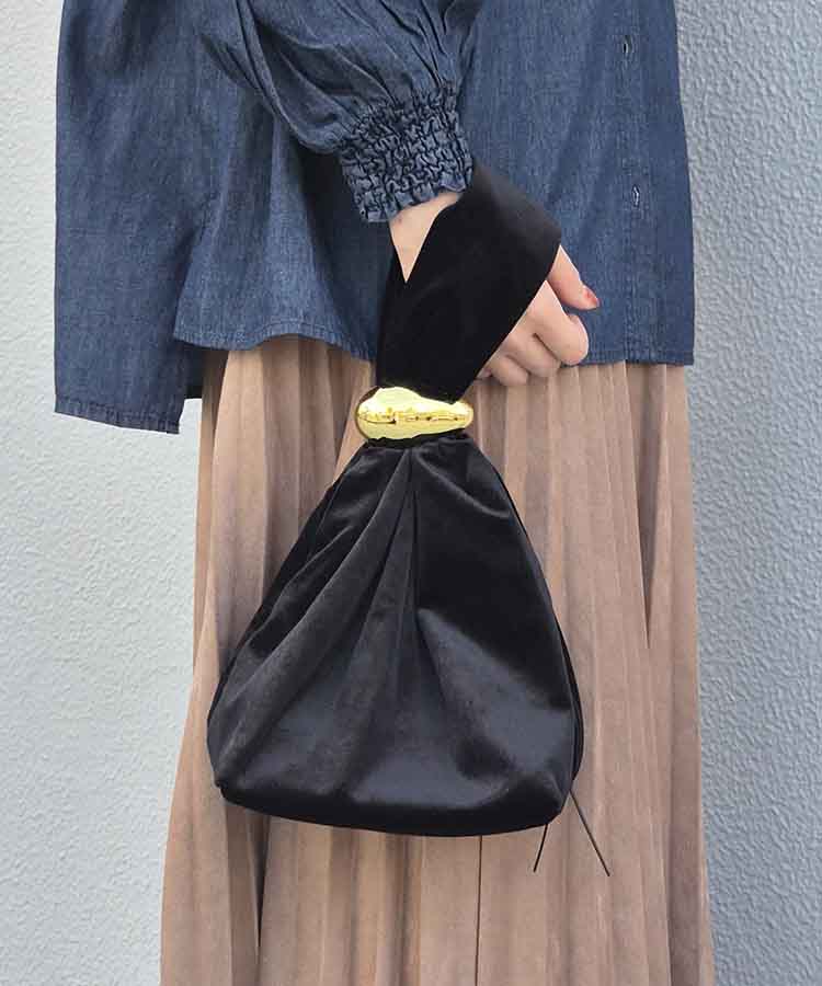 ベロアワンハンドルバッグ | Bleu Bleuet（ブルーブルーエ）公式通販