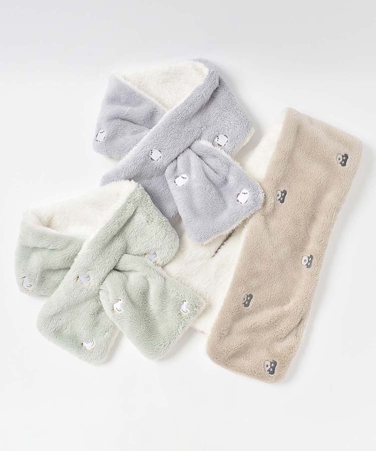 刺繍差し込みマフラー | Bleu Bleuet（ブルーブルーエ）公式通販