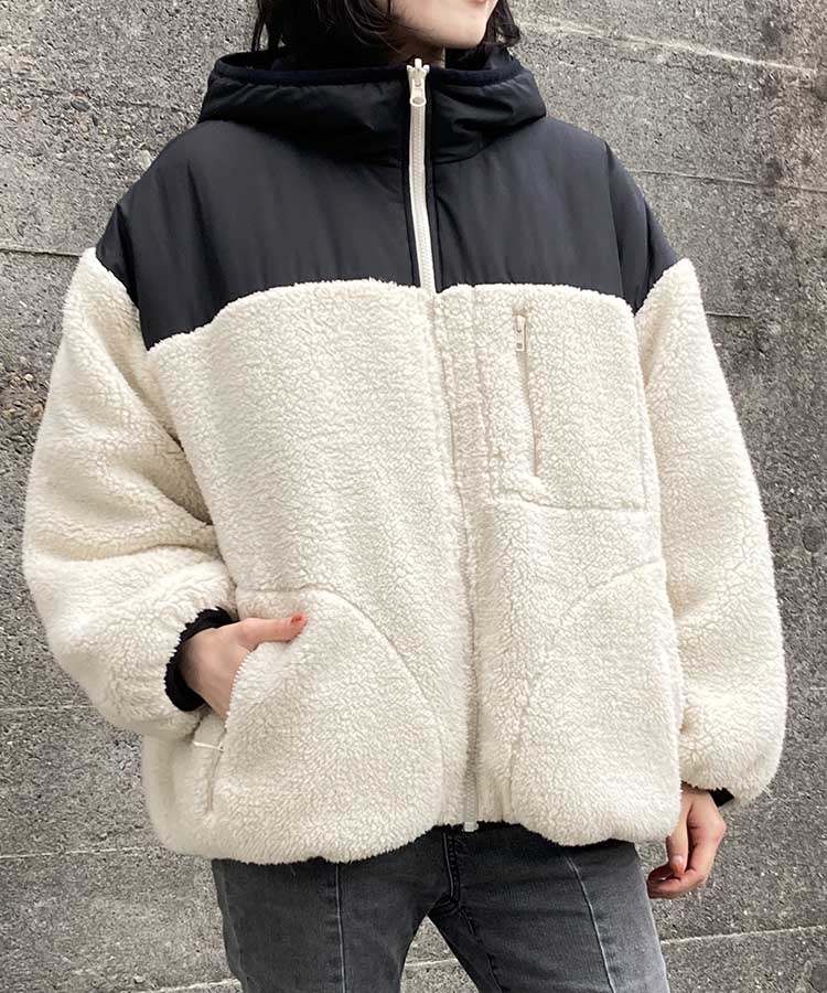 リバーシブルボアブルゾン | Bleu Bleuet（ブルーブルーエ）公式通販