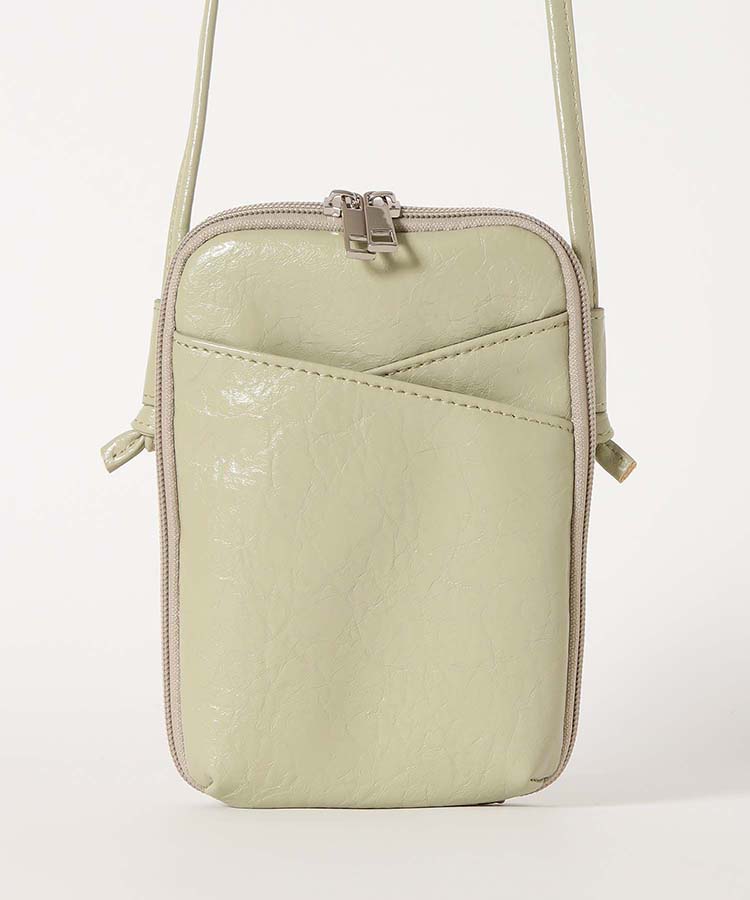 クラック風合皮スマホショルダー | Bleu Bleuet（ブルーブルーエ）公式通販