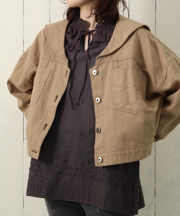 le petaleセーラージャケット | Bleu Bleuet（ブルーブルーエ）公式通販