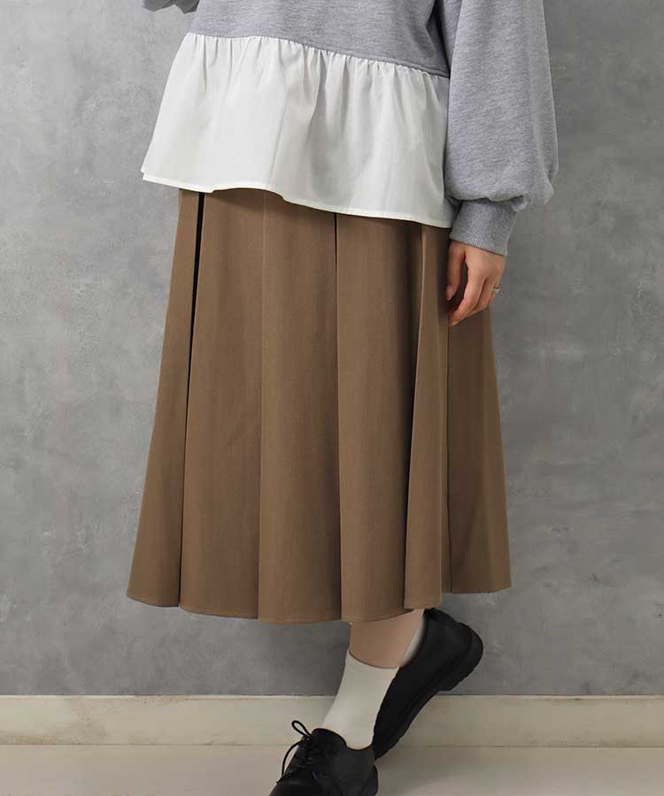 le petaleボックスプリーツスカート | Bleu Bleuet（ブルーブルーエ