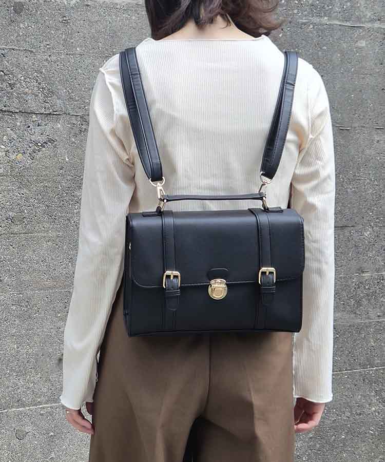 差し込み金具3Wayサッチェルバッグ | Bleu Bleuet（ブルーブルーエ