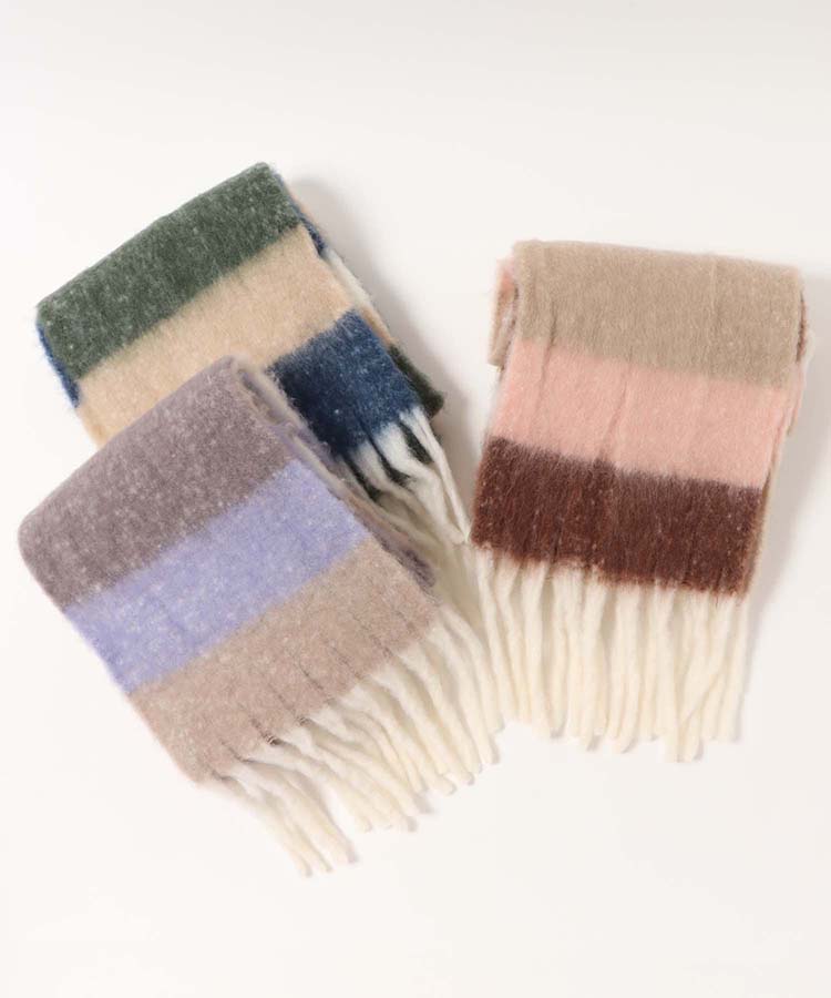 マルチボーダーマフラー | Bleu Bleuet（ブルーブルーエ）公式通販