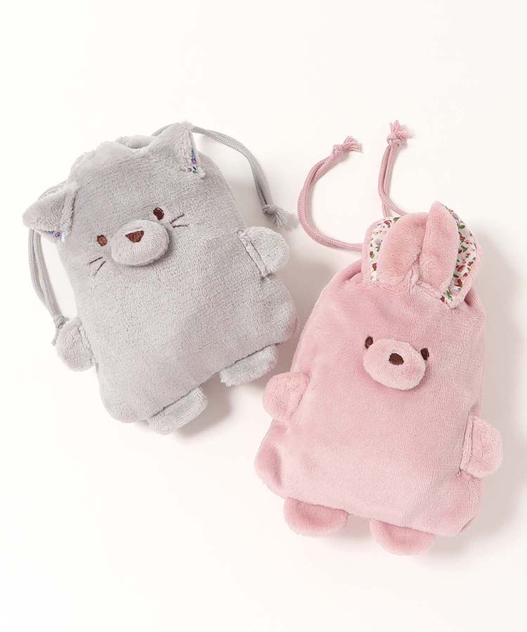 うさぎ様 furry animals巾着S | Bleu Bleuet（ブルーブルーエ）公式通販