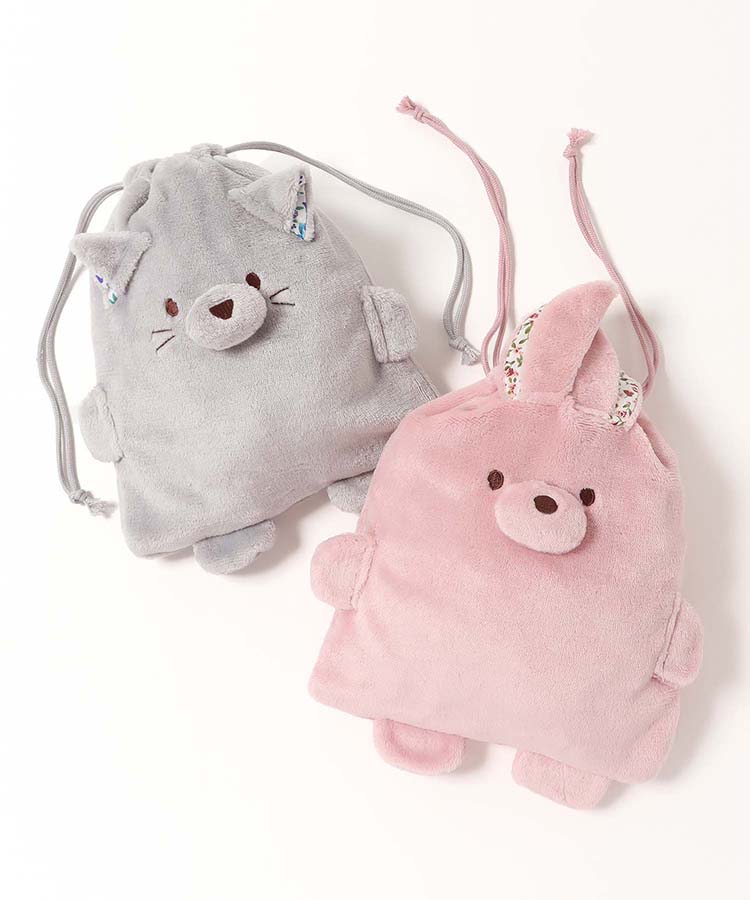 furry animals巾着M | Bleu Bleuet（ブルーブルーエ）公式通販