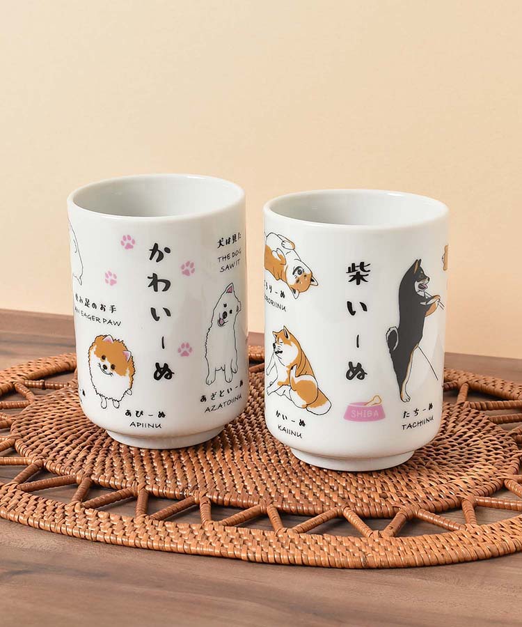 いぬ好きさんのいぬ湯呑 | Bleu Bleuet（ブルーブルーエ）公式通販