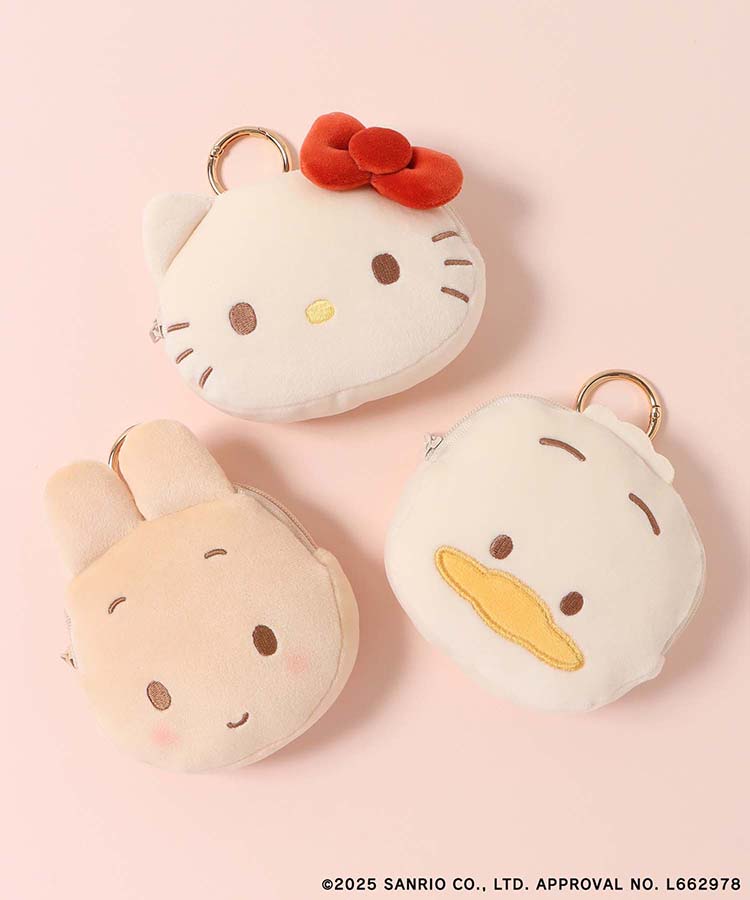 ろみお ⑦ポーチ Bleu Bleuet×サンリオキャラクターズもちもちカラビナポーチ