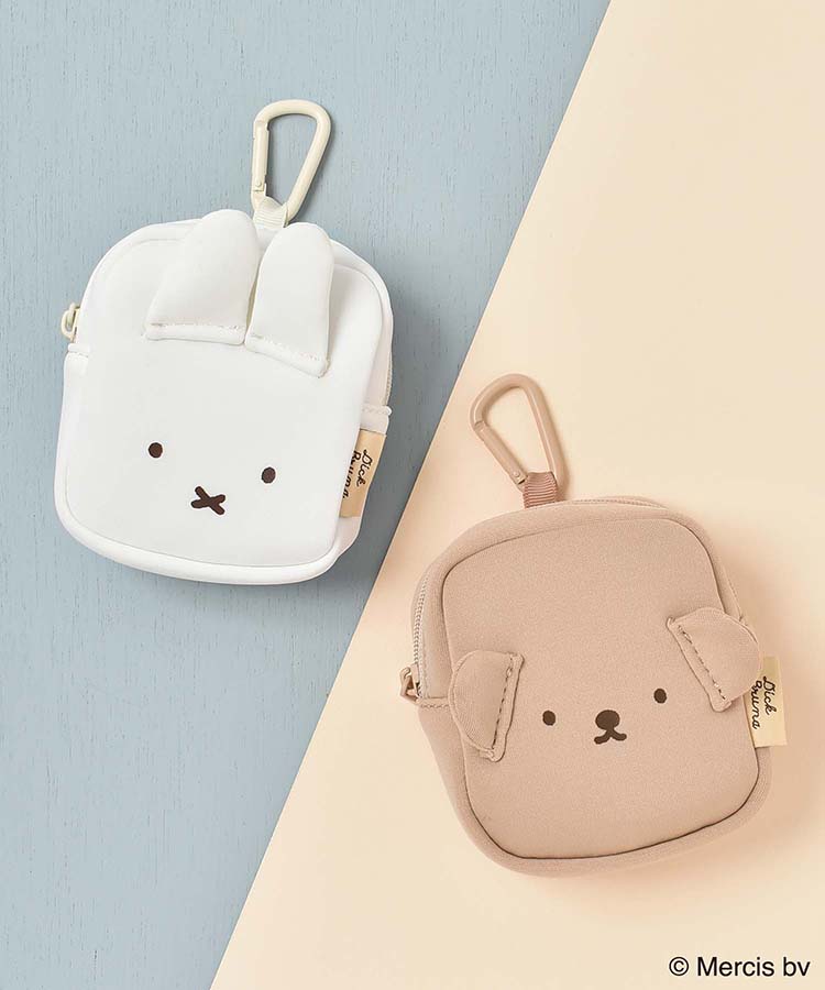 BRUNA FACEボンディングマイクロスクエアポーチ | Bleu Bleuet（ブルー