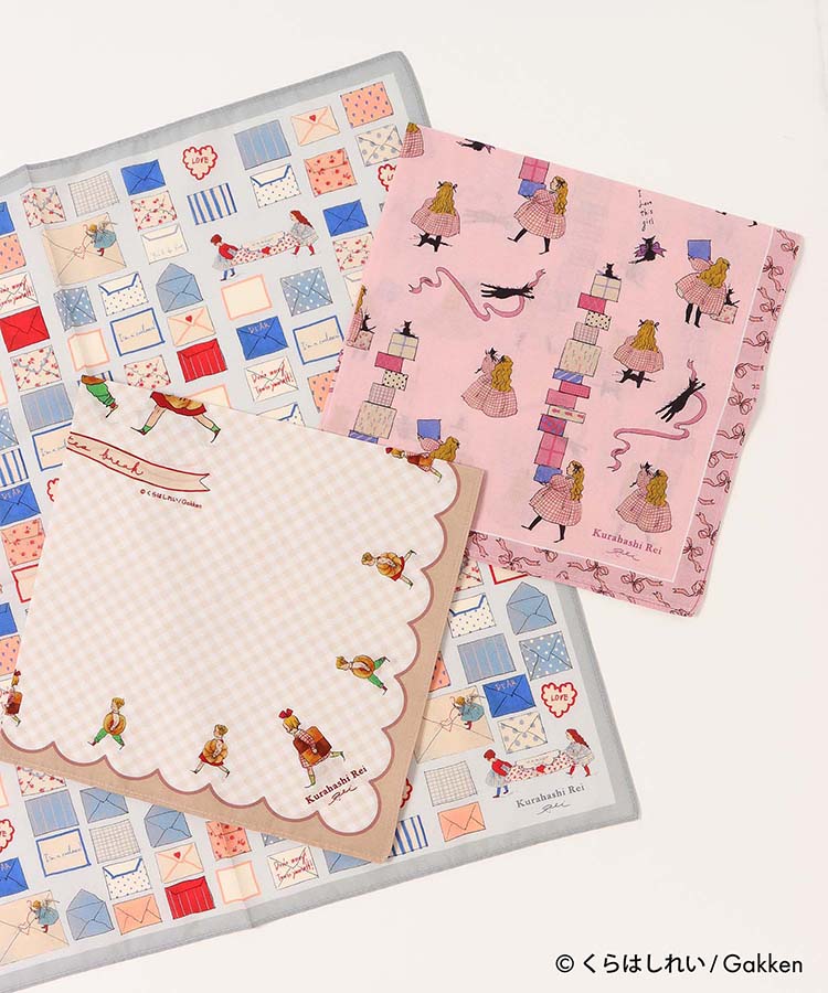 くらはしれい大判ハンカチ | Bleu Bleuet（ブルーブルーエ）公式通販