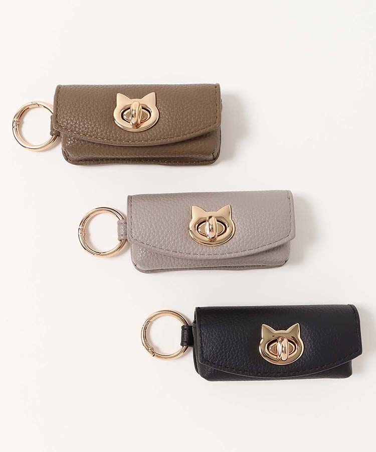 catツイストロックミニポーチチャーム | Bleu Bleuet（ブルーブルーエ