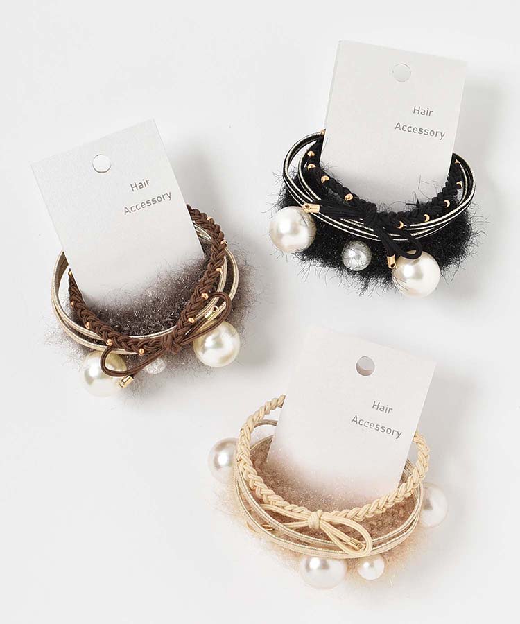 ୨୧ファーセットA-2୨୧ヘアゴム⑅ベビー&キッズ⑅ハンドメイド