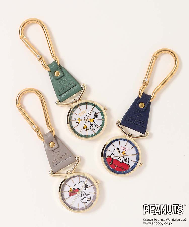 スヌーピーカラビナレザーウォッチJ | Bleu Bleuet（ブルーブルーエ