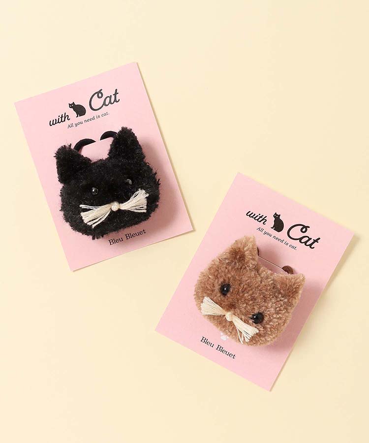 ひげねこヘアゴム | Bleu Bleuet（ブルーブルーエ）公式通販