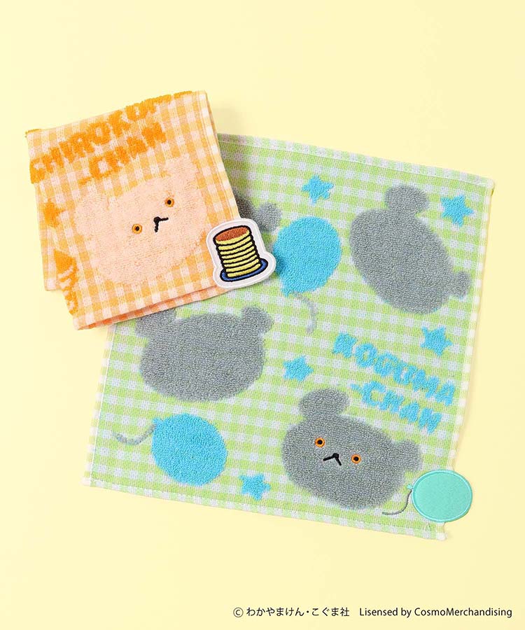 こぐまちゃんアップリケ刺繍ミニタオル | Bleu Bleuet（ブルーブルーエ