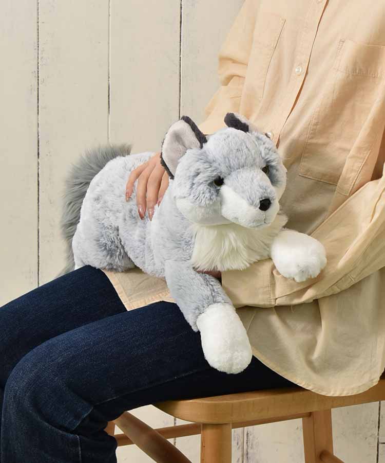 ひざおおかみぬいぐるみ | Bleu Bleuet（ブルーブルーエ）公式通販