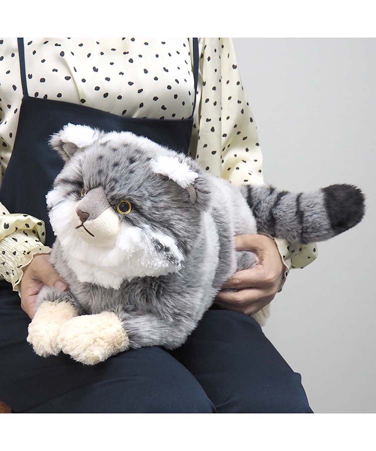 Bionto Energy ぬいぐるみ グレー ひざマヌルネコぬいぐるみ | Bleu Bleuet（ブルーブルーエ）公式通販