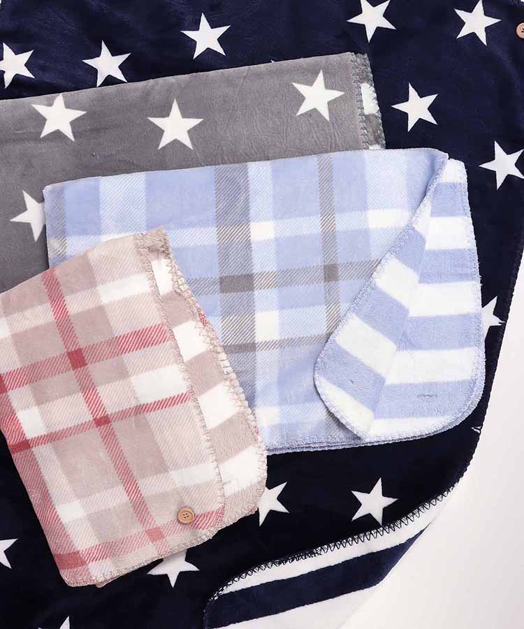 両面フランネル3WAYひざかけ | Bleu Bleuet（ブルーブルーエ）公式通販