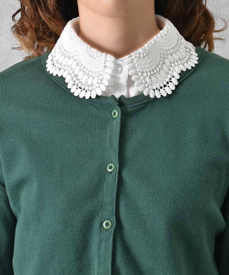 スカラップレースつけ襟 | Bleu Bleuet（ブルーブルーエ）公式通販