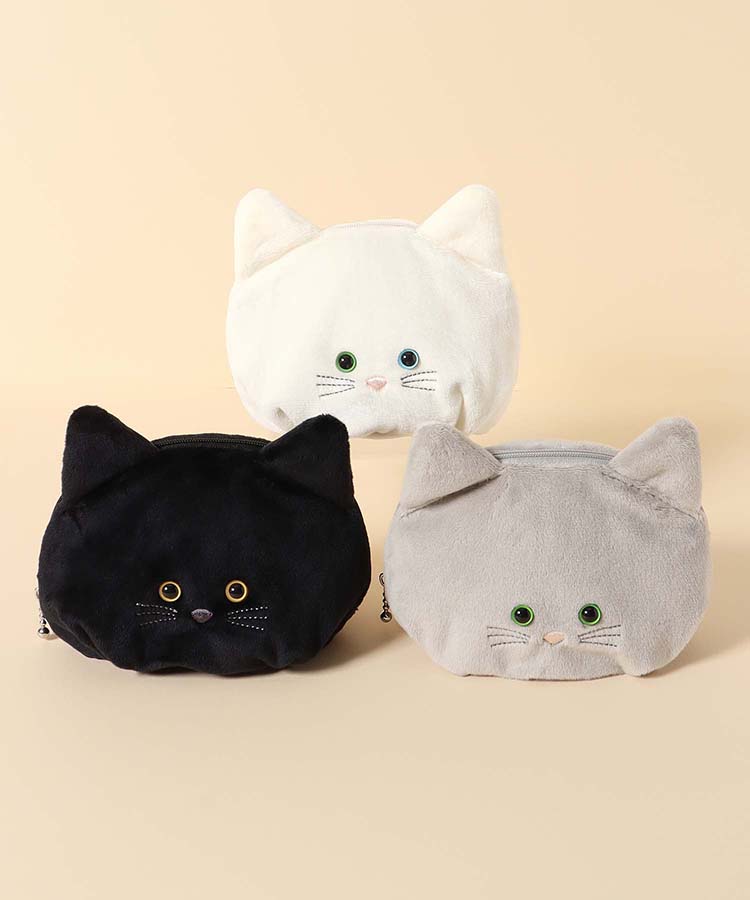 ふんわりキャットポーチ | Bleu Bleuet（ブルーブルーエ）公式通販