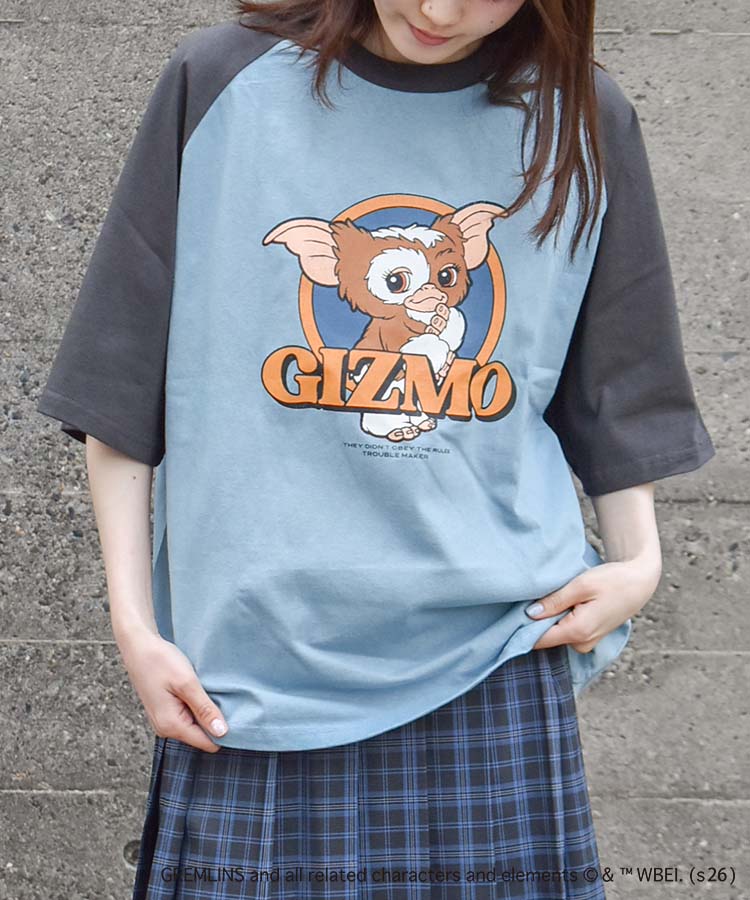 グレムリンラグランプリントTシャツ | Bleu Bleuet（ブルーブルーエ