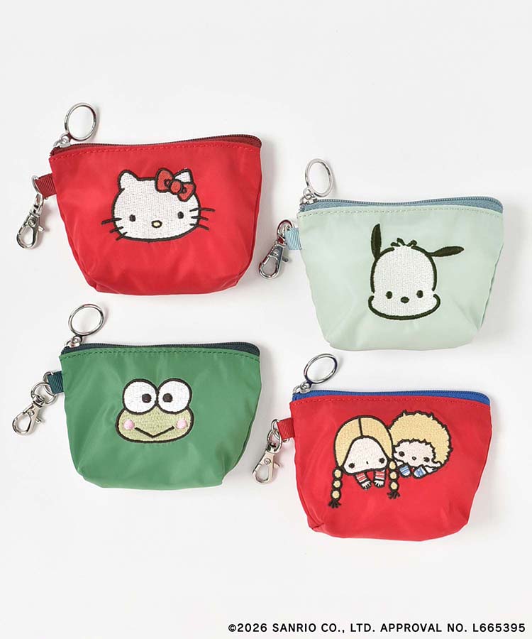 SANRIO CHARACTERS BASICマイクロ台形ポーチ | Bleu Bleuet（ブルー