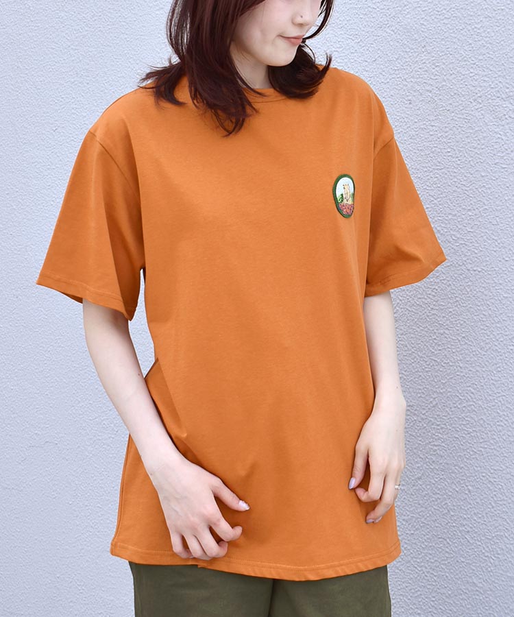 アニマルワッペン刺繍Tシャツ | Bleu Bleuet（ブルーブルーエ）公式通販