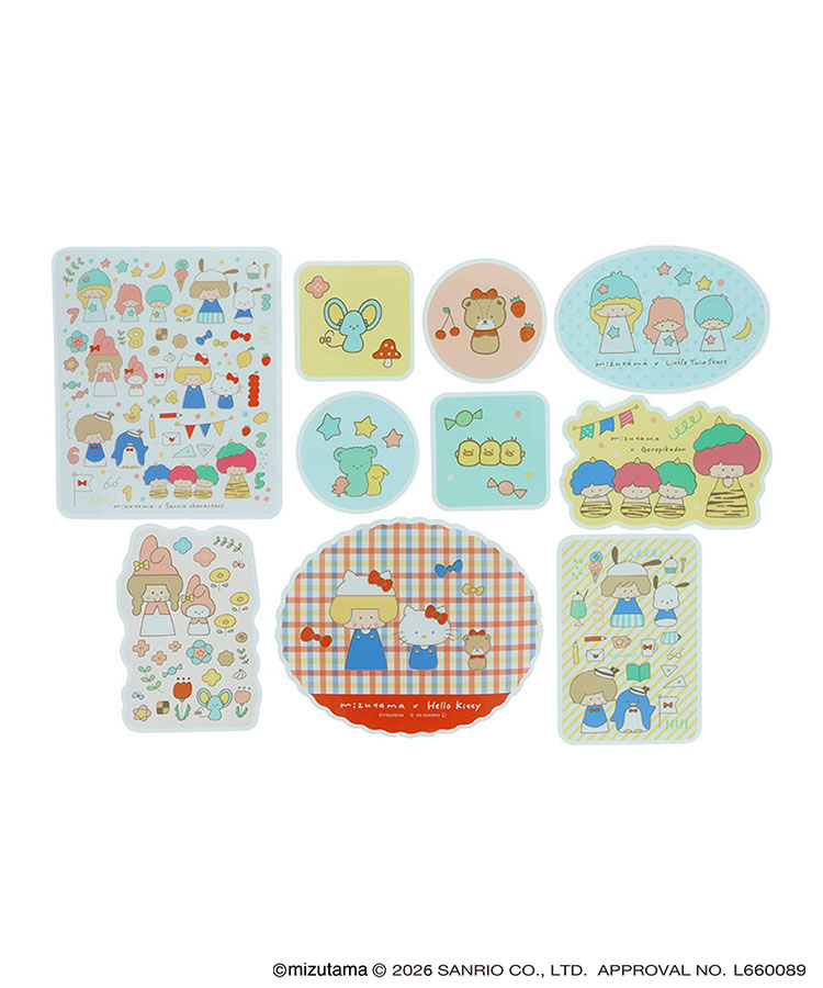 未使用品★夏色キセキ★きゃらぺた★ステッカー★布ステッカー San-Xキャラクター きゃらくたぶるステッカーズ｜商品情報｜タカラ
