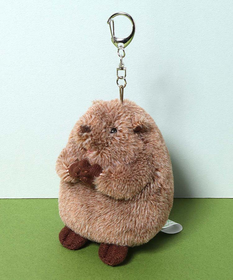 ブルーブルーエ　ぬいぐるみ　キーホルダー　カレンブロッソ　しまうま　13点 ぽちゃビーバーぬいぐるみチャーム | Bleu Bleuet（ブルーブルーエ