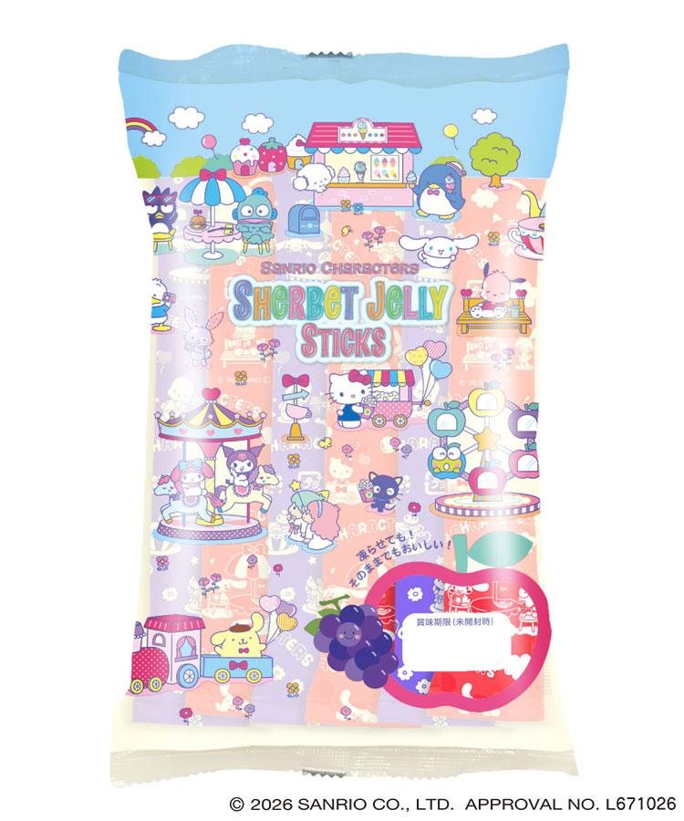 サンリオキャラクターズ シャーベットゼリースティック | Bleu Bleuet