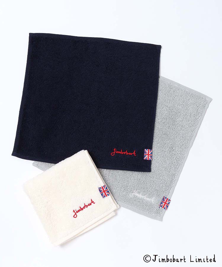 ジムボバート刺繍タオルハンカチ | Bleu Bleuet（ブルーブルーエ）公式通販