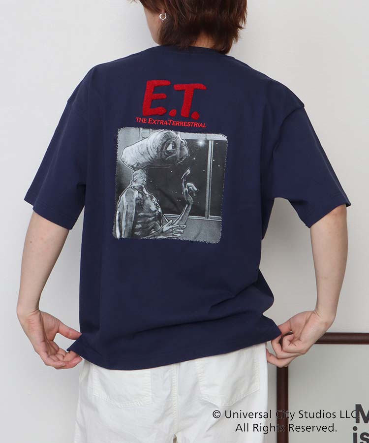 ET モノクロプリントTシャツ | Bleu Bleuet（ブルーブルーエ）公式通販