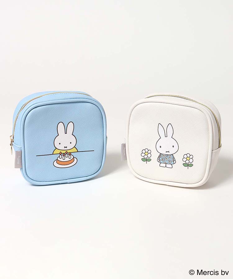 VAKT. POTII BLUE バクト　ポーチ　新品 MIFFY CELEBRATIONスクエアポーチ | Bleu Bleuet（ブルーブルーエ