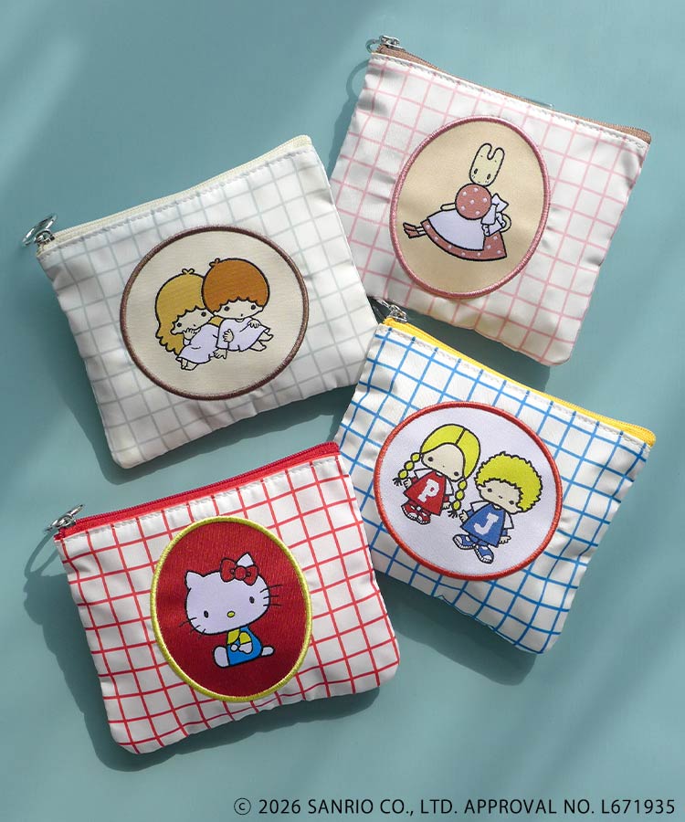 SANRIO CHARACTERS ミニフラットポーチ | Bleu Bleuet（ブルーブルーエ
