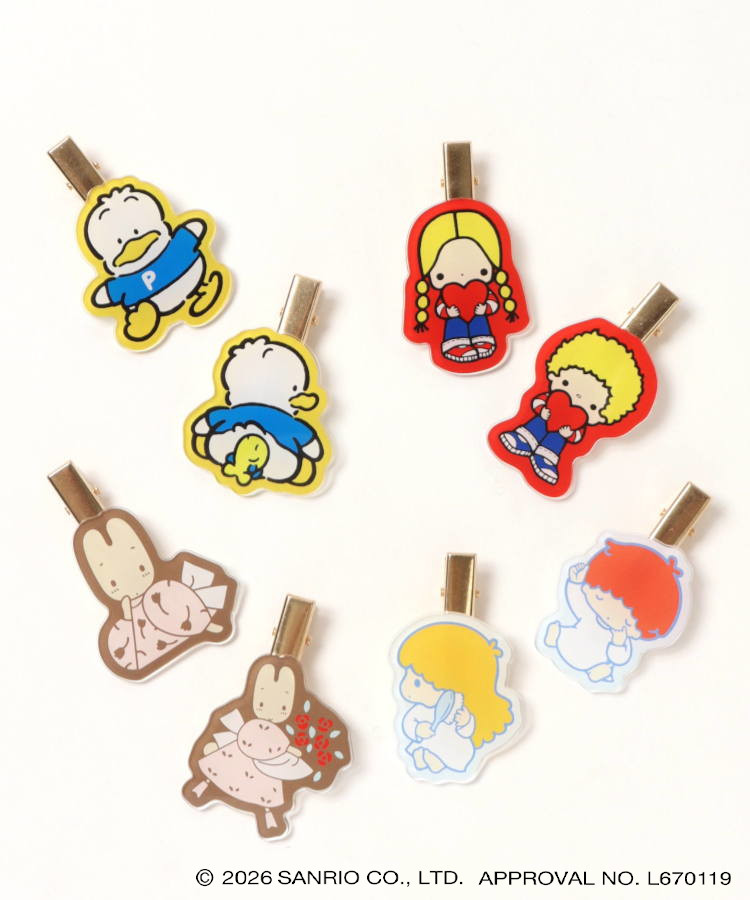 レトロサンリオキャラクターズ マルチクリップ2個セット | Bleu Bleuet